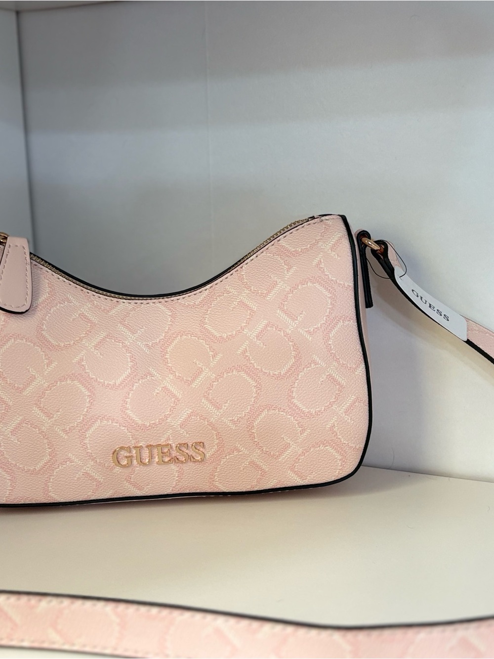 GUESS Pink Logo cross body